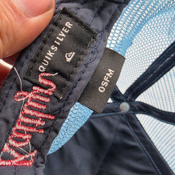 Quiksilver Newport Beach Junior Lifeguard Adults Blue Trucker Hat Casual Outdoor - Picture 7 of 10